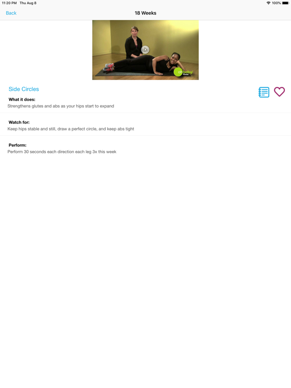 Screenshot #6 pour Oh Baby! Pregnancy Exercise