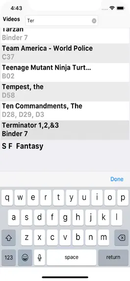 Game screenshot MyVideoList apk