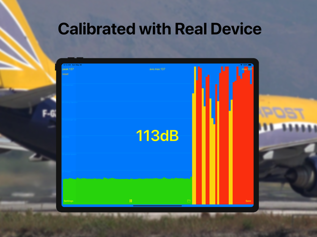 ‎dB meter - noise measure Screenshot