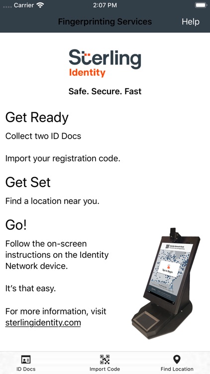 Sterling Identity Fingerprints