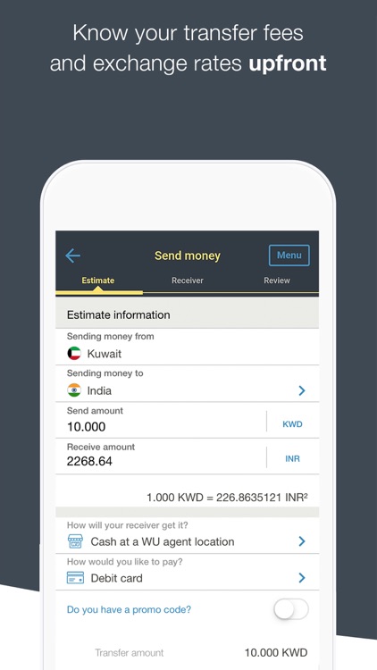 WesternUnion KW Money Transfer