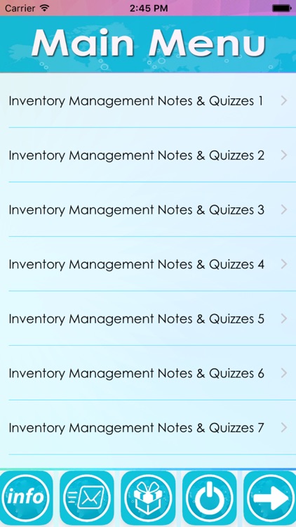 Inventory Management Test Bank