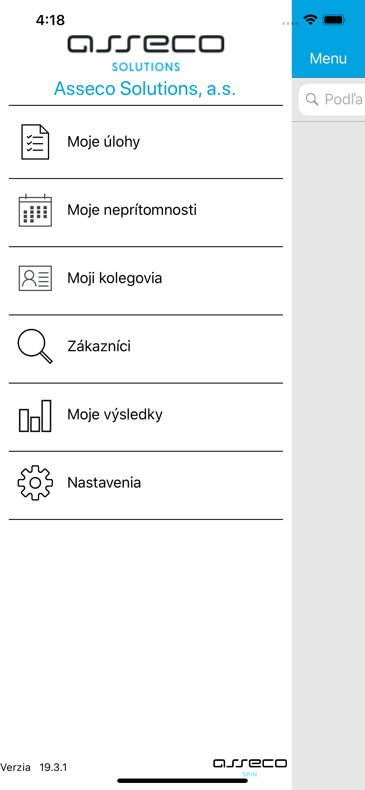 SPIN Moje úlohy