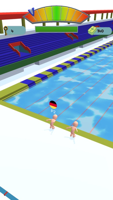 Screenshot #2 pour Swim Race 3D!