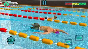 Real Summer Swimming Pool Race screenshot 4