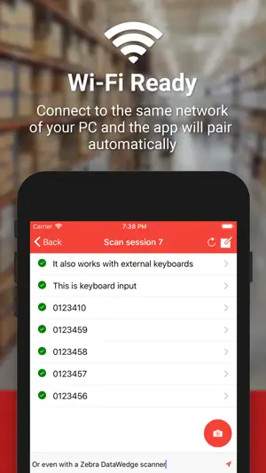 Barcode to PC: Wi-Fi scanner screenshot 2