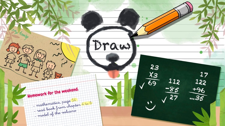 Paint over photos doodle notes