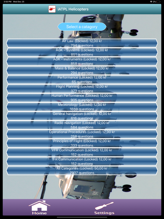 Screenshot #5 pour ATPL Helicopter