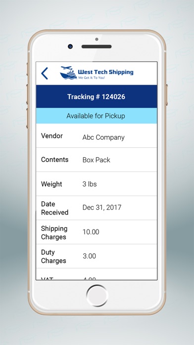 Screenshot #2 pour West Tech Shipping
