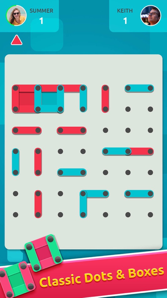 #1. Dots and Boxes: Multiplayer (iOS) 由: CodeHound