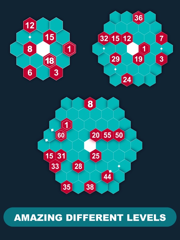 Connect number series : hidoku iPad screenshot 4 - Games app