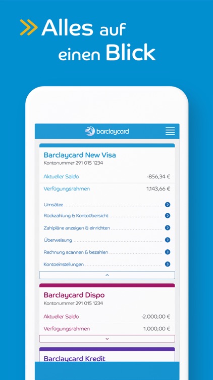 Barclaycard kredit login