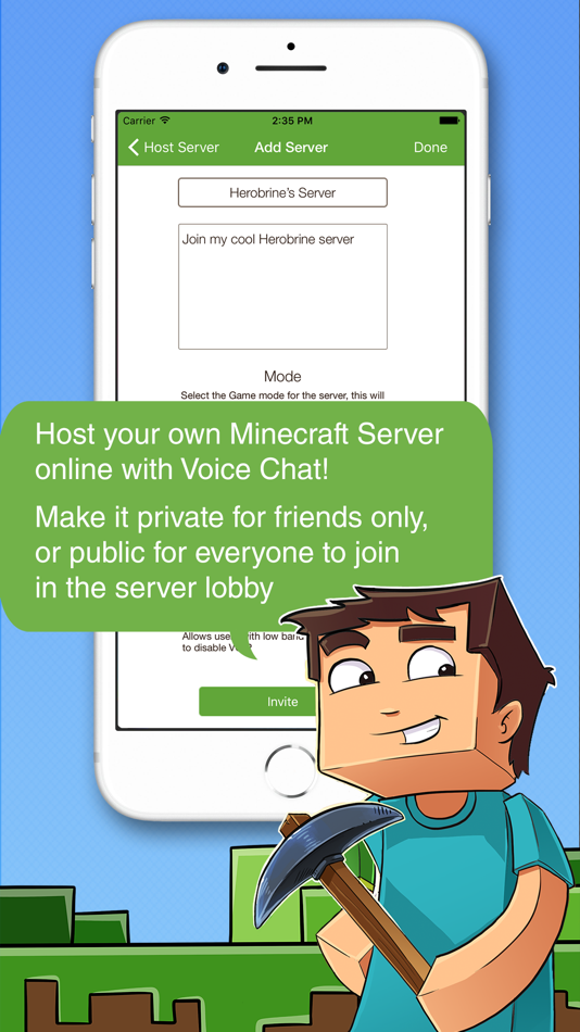 #3. Multiplayer for Minecraft PE (iOS) Podle: Innovative Devs