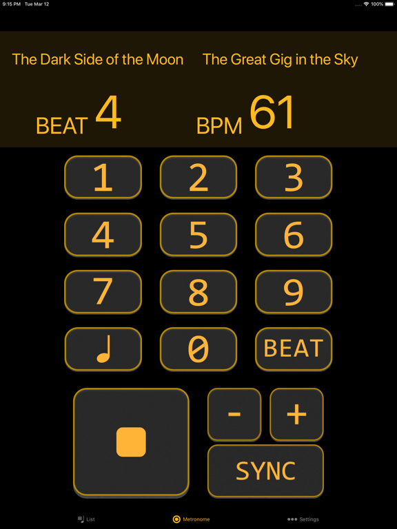 Screenshot #6 pour Live Metronome