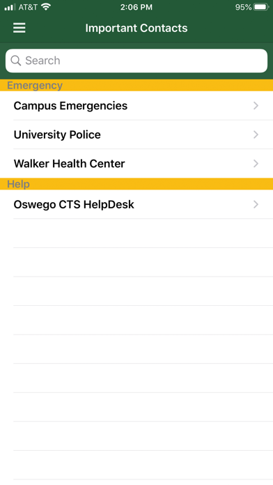 SUNY Oswego Mobile screenshot 3