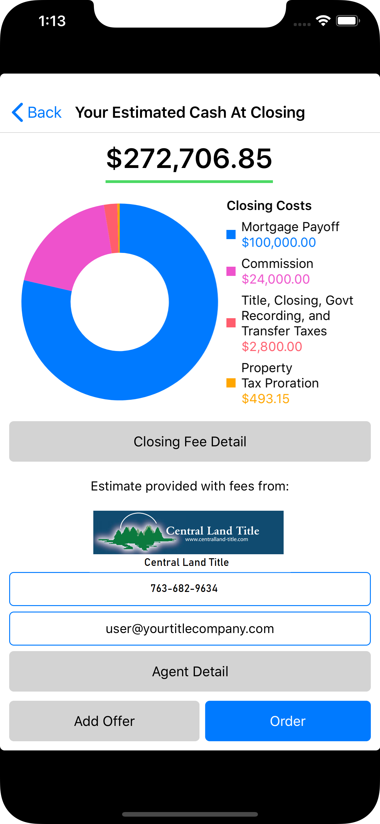 Central Land Title