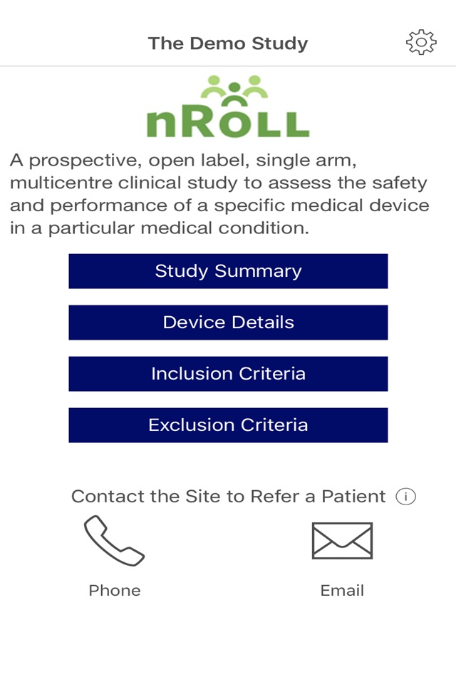 nRoll Clinical Trial Referral screenshot 2