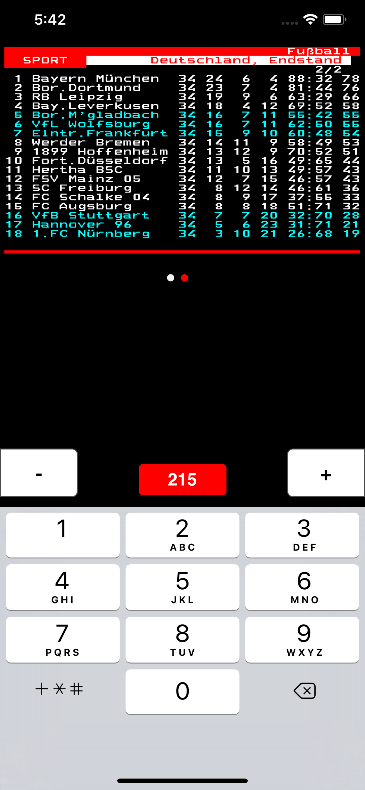 TeleGexx - ORF Teletext screenshot 2