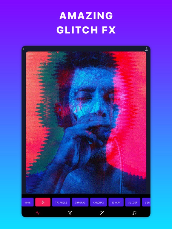 Screenshot #5 pour Glitch VHS Art Vintage Camera