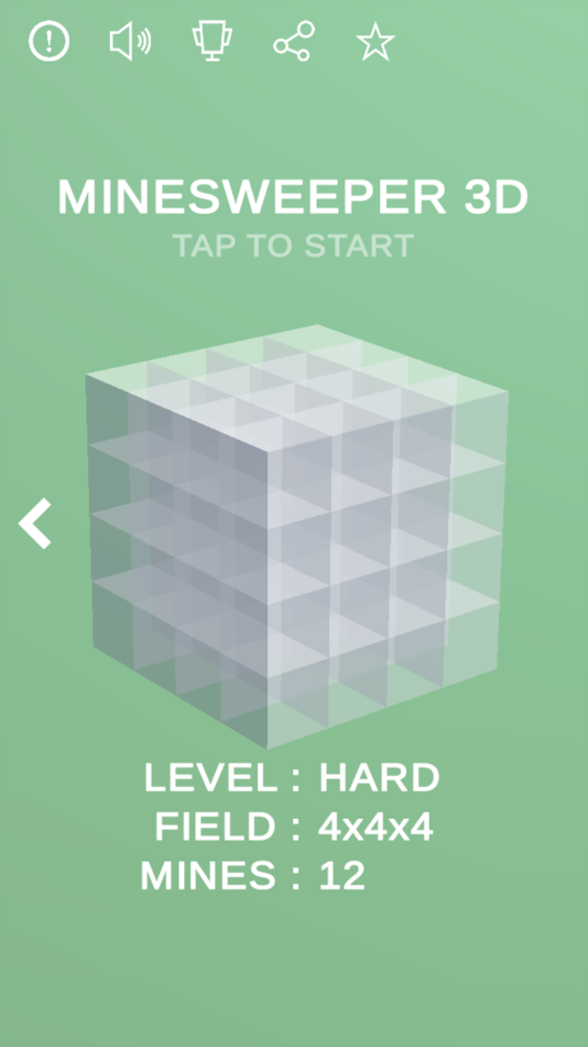 #3. 3D MINESWEEPER -CUBIC- (iOS) 由: Kentaro Hosokawa