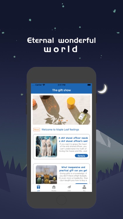 Eternal wonderful world