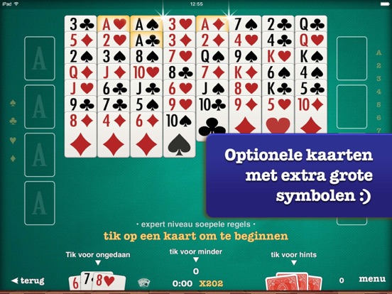 FreeCell ▻ Solitaire + iPad app afbeelding 4