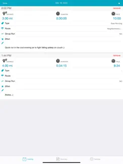 Running Log Lite iPad image 4