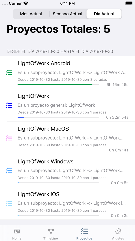 #3. Light of Work - Working Hours (iOS) 由: ABSER TECHNOLOGIES S.L.