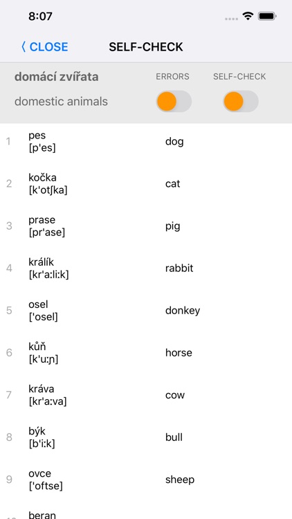 Learn Czech words with ST screenshot-6