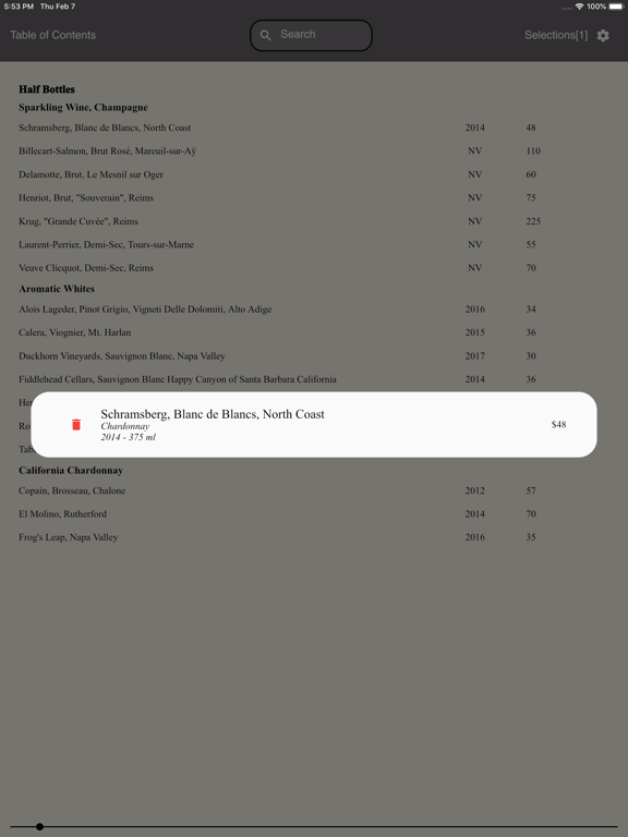 Screenshot #5 pour WineTab