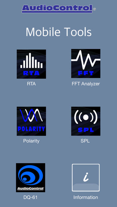 Mobile Tools by AudioControl Screenshot