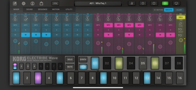 KORG ELECTRIBE Wave Screenshot
