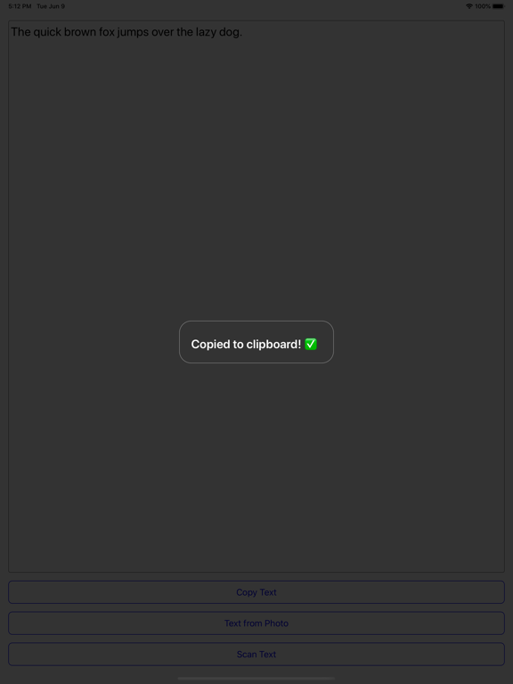 Image Text Scanner iPad screenshot 4 - Utilities app