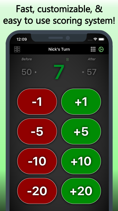 Screenshot #1 pour Game Buddy: Keep Score & More