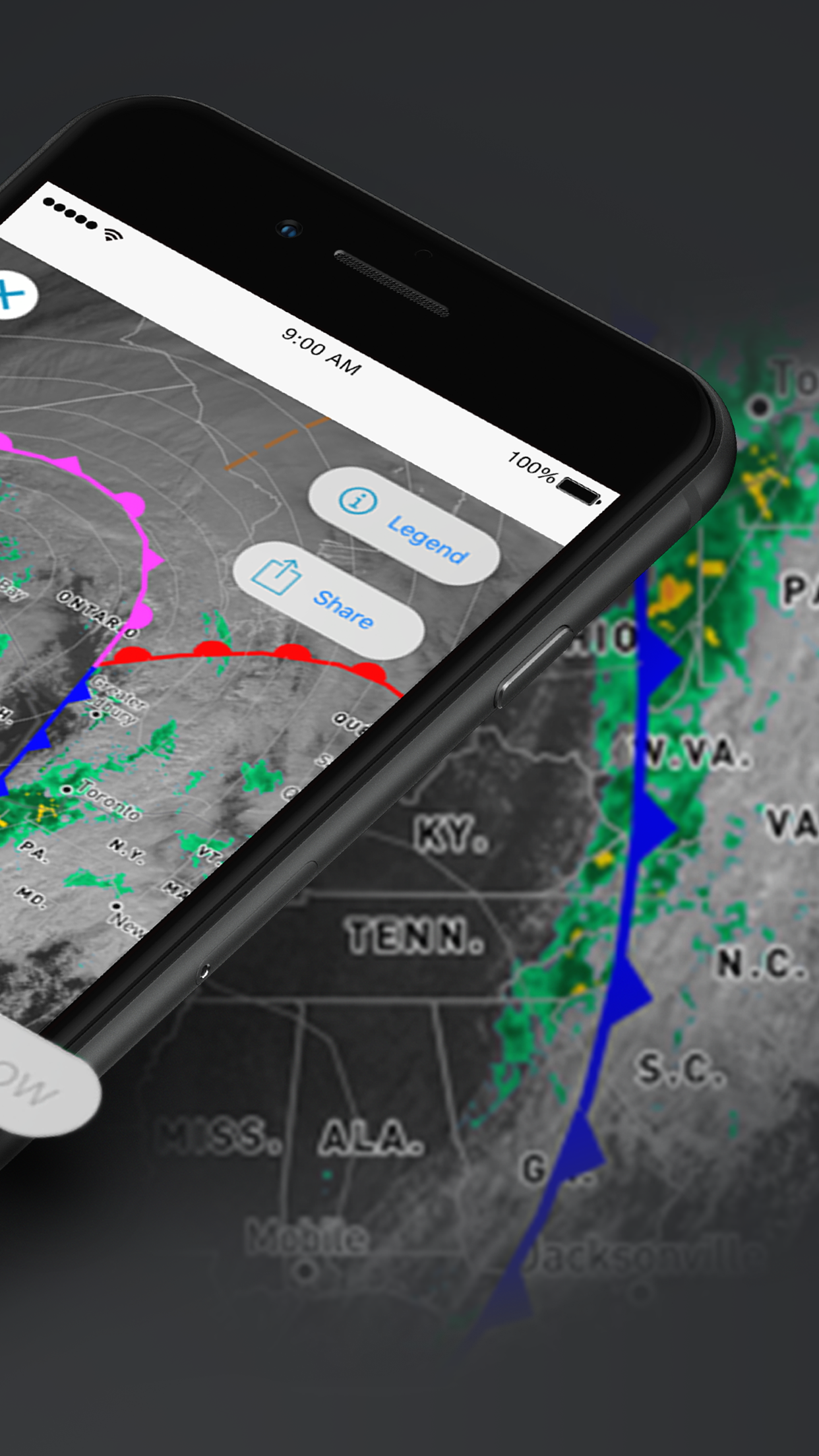 Weather Underground: Local Map screenshot 2