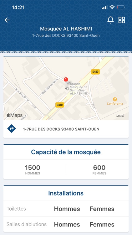 Mosquée AL HASHIMI Saint-Ouen