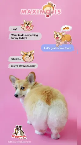 Game screenshot MaxiMojis - Corgi dog stickers mod apk