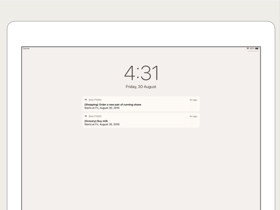 DailyTodo - To-Do List & Tasks iPad screenshot 4 - Productivity app