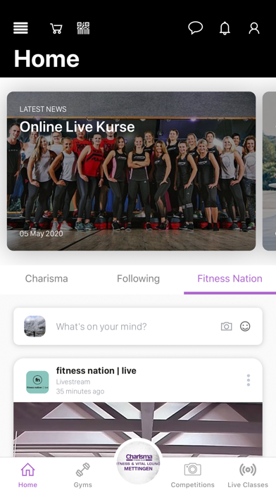 Charisma Fitnessstudio Screenshot
