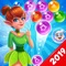 Bubble Elf Fairy is coming, a free bubble shooter puzzle game, shoot your bubbles and match 3 more same color bubbles with elf princess