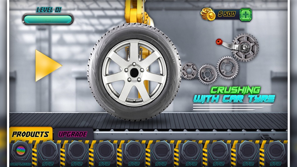 #1. Crushing Things With Car Tyre (iOS) 由: Shanze Shafique
