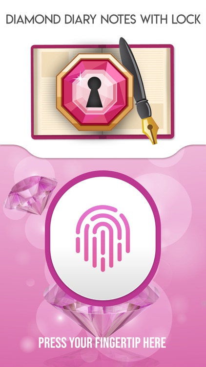 Diamond Diary Notes With Lock