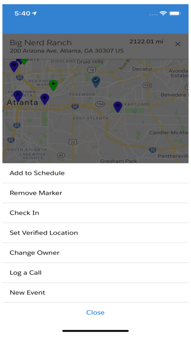 Salesforce Maps Screenshot