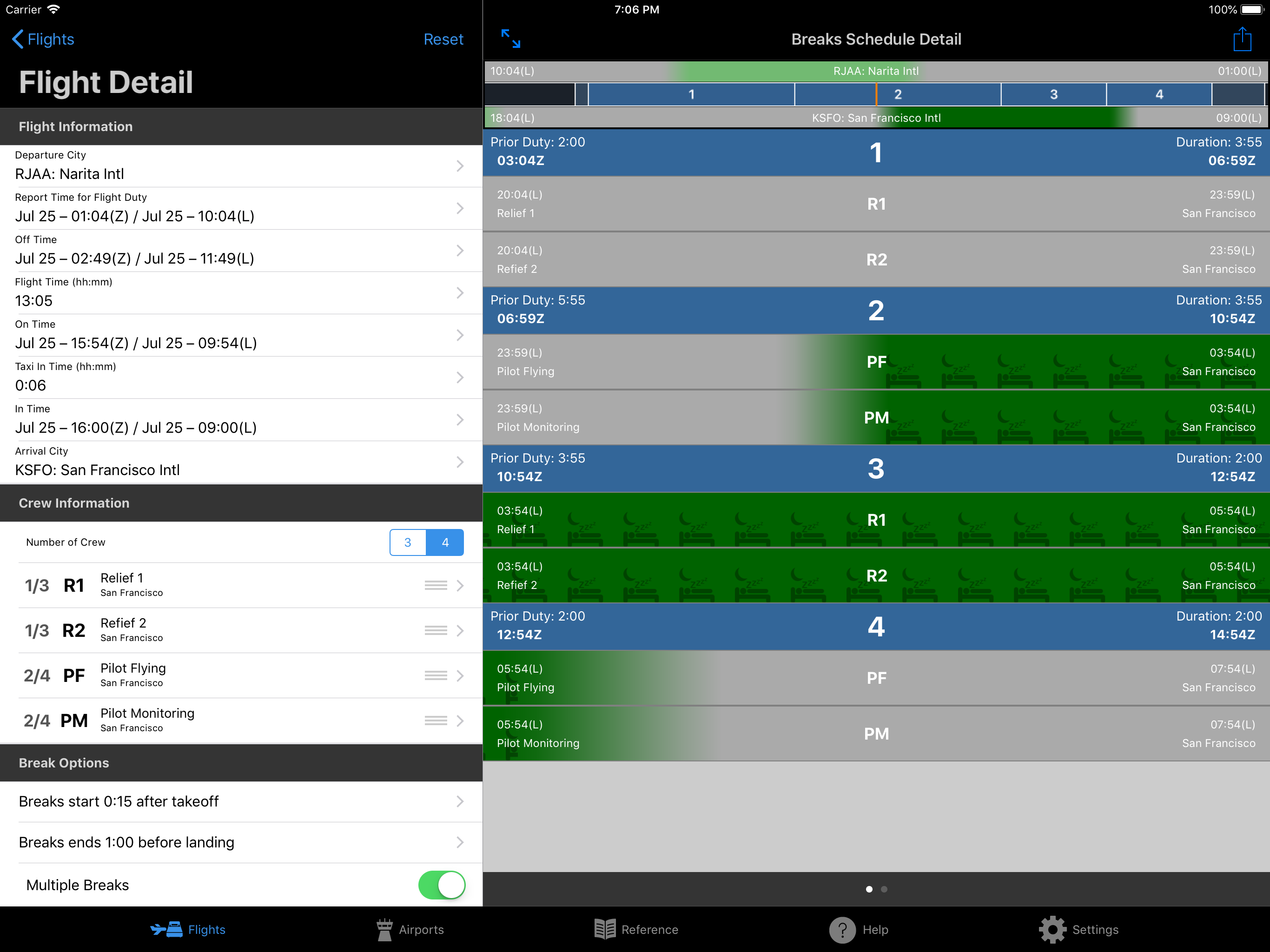 Rest Break Optimizer