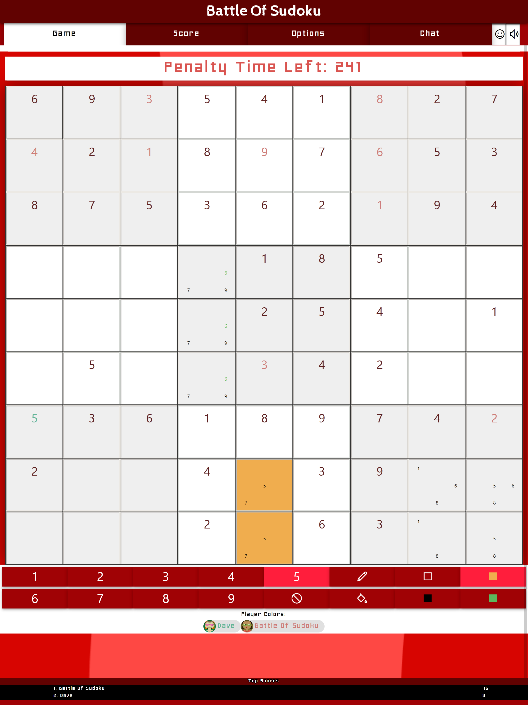 Battle Of Sudoku