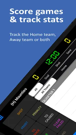 Game screenshot Lacrosse Scorebook + Stats mod apk