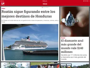 Capture 1 Diario La Prensa Honduras iphone