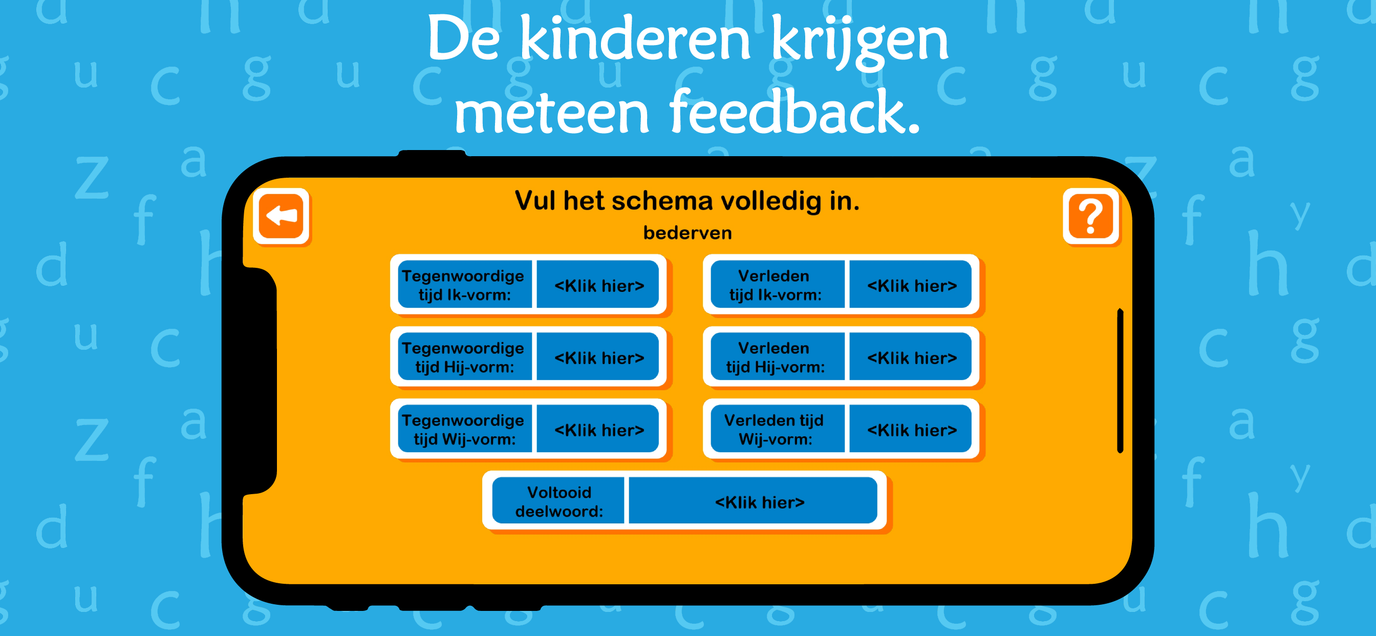 Oefenen met werkwoorden screenshot 4