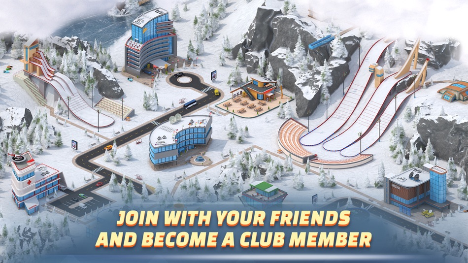#4. Ski Jump Mania 3 (iOS) Bởi: POWERPLAY MANAGER, s.r.o.