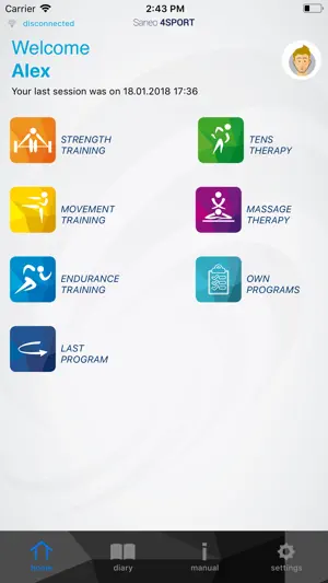 Saneo4SPORT screenshot 2